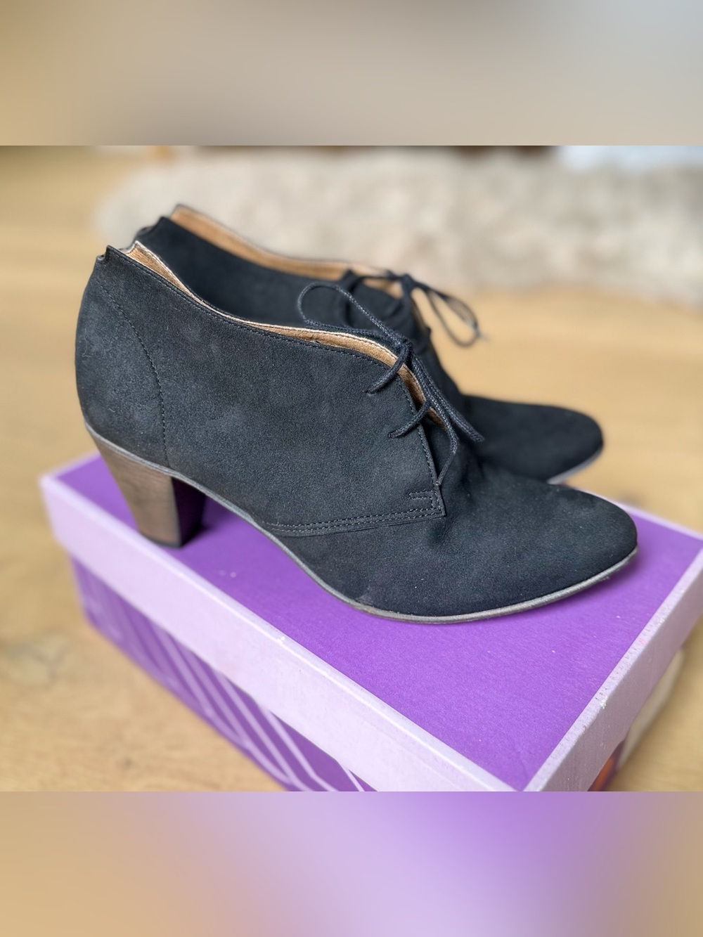Black Suede Heels - Novacas “Andrea”